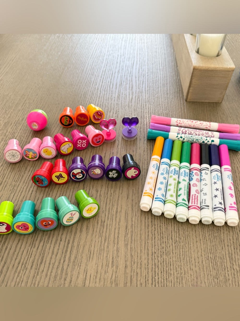 Craft lot of stamps (35) variety holiday arts crafts set kawaii